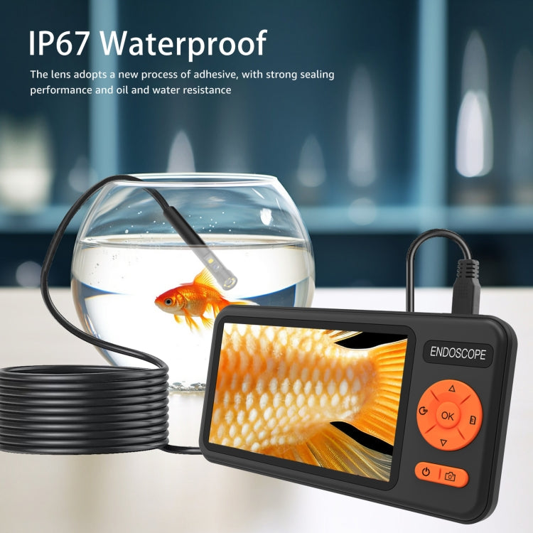 T29 5 inch IPS Screen 8mm Single Lens IP67 Waterproof Industrial Endoscope With Bracket, Length:2m - free shipping - PMC TechLife - Order now!