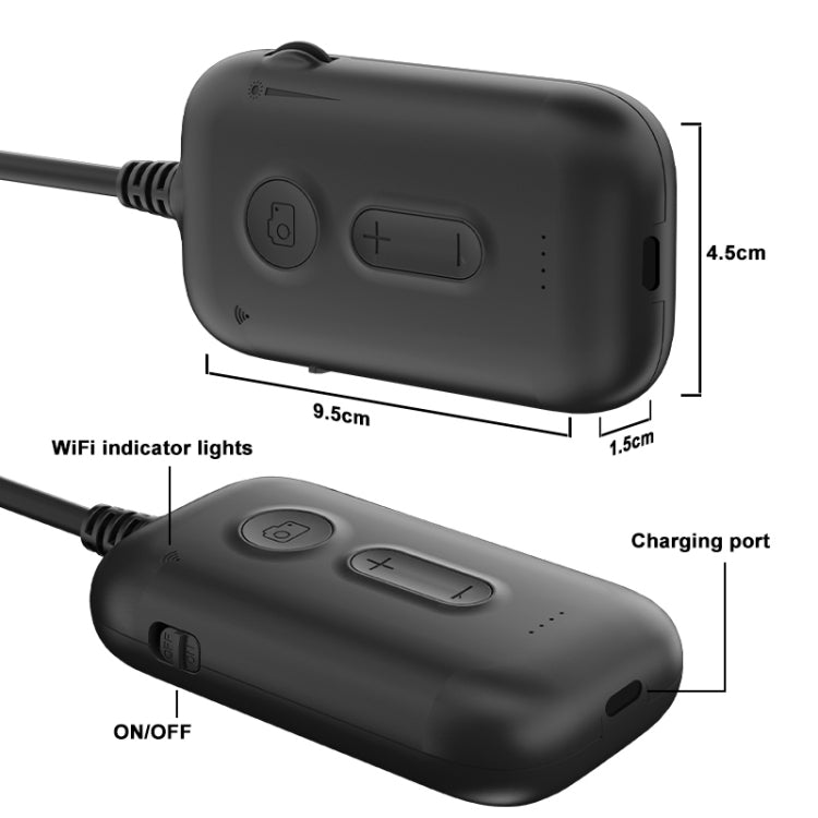 Y15 8mm Single Camera WiFi Connected Hard Cable HD Industrial Endoscope, Length:10m(Black) -  by PMC TechLife | Online Shopping South Africa | PMC TechLife | Buy Now Pay Later Mobicred