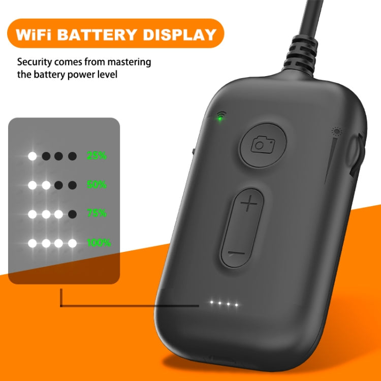Y15 7.9mm Triple Camera WiFi Connected Hard Cable HD Industrial Endoscope, Length:5m(Black) -  by PMC TechLife | Online Shopping South Africa | PMC TechLife | Buy Now Pay Later Mobicred