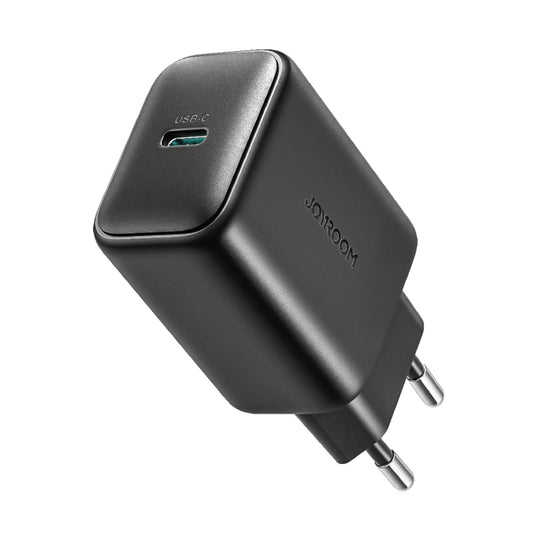 JOYROOM JR-TCF23 25W USB-C / Type-C Port Fast Charger, Plug:EU Plug(Black) - USB Charger by JOYROOM | Online Shopping South Africa | PMC Jewellery | Buy Now Pay Later Mobicred