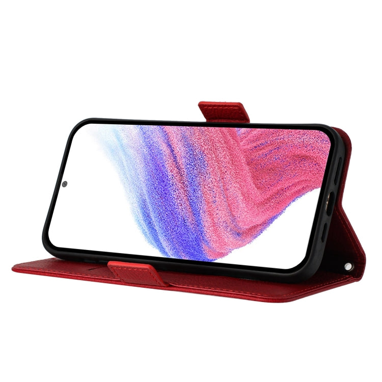 For Blackview A52 Embossed Rose RFID Anti-theft Leather Phone Case(Red) - More Brand by PMC TechLife | Online Shopping South Africa | PMC TechLife | Buy Now Pay Later Mobicred