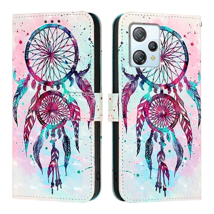 For Blackview A53 3D Painting Horizontal Flip Leather Phone Case(Color Drop Wind Chimes) - More Brand by PMC Jewellery | Online Shopping South Africa | PMC Jewellery | Buy Now Pay Later Mobicred