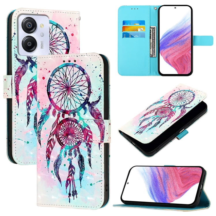 For Blackview Color 8 3D Painting Horizontal Flip Leather Phone Case(Color Drop Wind Chimes) - More Brand by PMC TechLife | Online Shopping South Africa | PMC TechLife | Buy Now Pay Later Mobicred