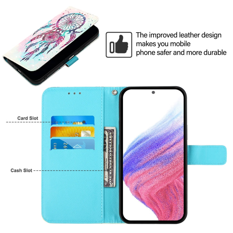 For Blackview Wave 6C 3D Painting Horizontal Flip Leather Phone Case(Color Drop Wind Chimes) - More Brand by PMC TechLife | Online Shopping South Africa | PMC TechLife | Buy Now Pay Later Mobicred