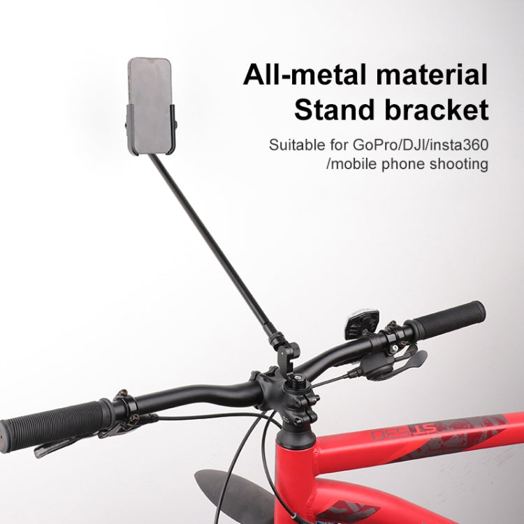 Bicycle Handlebar Holder Pea Clip Adapter 40cm Rod Set - Bicycle Handlebar Mount by PMC TechLife | Online Shopping South Africa | PMC TechLife | Buy Now Pay Later Mobicred