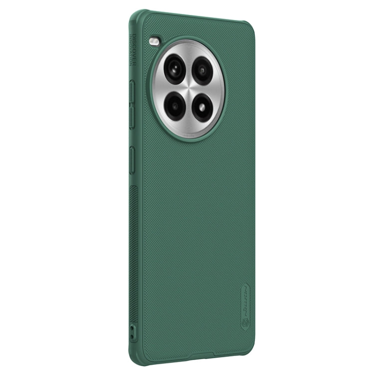 For OnePlus Ace 3 Pro NILLKIN Frosted Shield Pro PC + TPU Phone Case(Green) - OnePlus Cases by NILLKIN | Online Shopping South Africa | PMC Jewellery | Buy Now Pay Later Mobicred