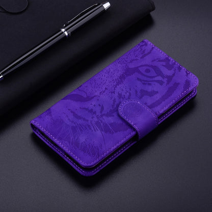 For Redmi K70 / K70 Pro Tiger Embossing Pattern Flip Leather Phone Case(Purple) - K70 Cases by PMC Jewellery | Online Shopping South Africa | PMC Jewellery | Buy Now Pay Later Mobicred