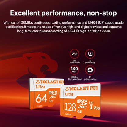 Teclast U3 Ultra High Speed TF Card / Micro SD Card, Memory:64GB - Micro SD Card by TECLAST | Online Shopping South Africa | PMC Jewellery | Buy Now Pay Later Mobicred