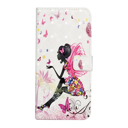 For Samsung Galaxy S25 5G Oil Embossed 3D Drawing Leather Phone Case(Flower Fairy) - Galaxy S25 5G Cases by PMC Jewellery | Online Shopping South Africa | PMC Jewellery | Buy Now Pay Later Mobicred