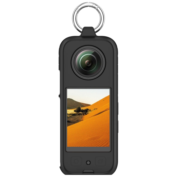 For Insta360 X3 Portable Silicone Protective Case(Black) - Case & Bags by PMC TechLife | Online Shopping South Africa | PMC TechLife | Buy Now Pay Later Mobicred