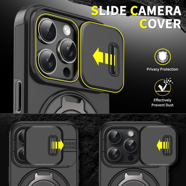 For iPhone 16 Plus Sliding Camshield Ring Holder Phone Case(Red) - iPhone 16 Plus Cases by PMC TechLife | Online Shopping South Africa | PMC TechLife | Buy Now Pay Later Mobicred