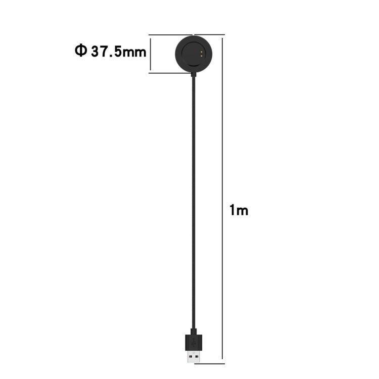 For SKG V9 / V9 Pro Smart Watch Magnetic Charging Cable, Length: 1m(Black) - Charger by PMC TechLife | Online Shopping South Africa | PMC TechLife | Buy Now Pay Later Mobicred