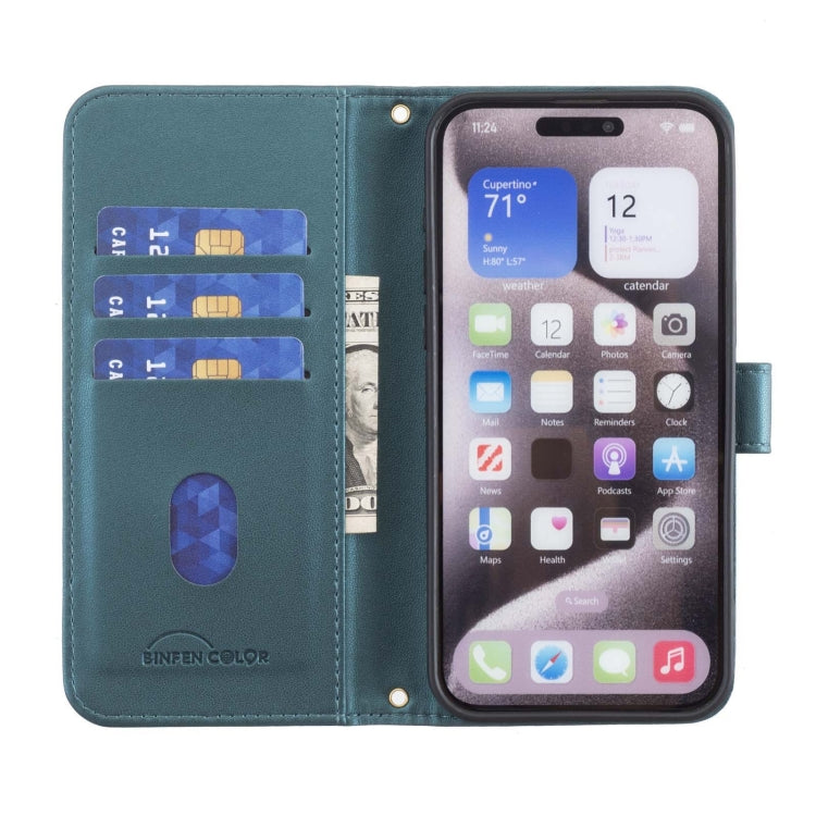 For Google Pixel 9 Square Texture Leather Phone Case(Green) - Google Cases by PMC Jewellery | Online Shopping South Africa | PMC Jewellery | Buy Now Pay Later Mobicred