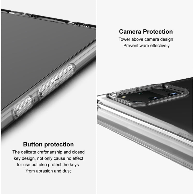 For Google Pixel 9 IMAK UX-5 Series Transparent Shockproof TPU Protective Phone Case(Transparent  Black) - Google Cases by imak | Online Shopping South Africa | PMC TechLife | Buy Now Pay Later Mobicred