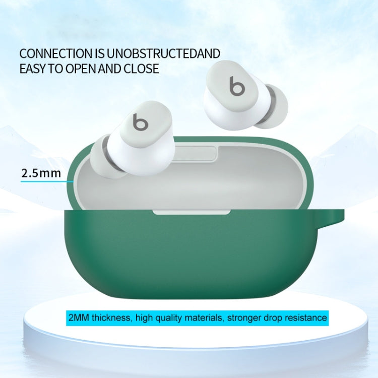 For Beats Solo Buds Wireless Earphones Silicone Protective Case with Hole(Purple) - Other Case by PMC Jewellery | Online Shopping South Africa | PMC Jewellery | Buy Now Pay Later Mobicred