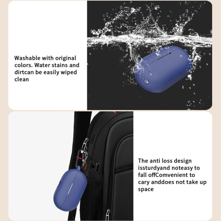 For Beats Solo Buds Wireless Earphones Silicone Protective Case with Hole(Purple) - Other Case by PMC Jewellery | Online Shopping South Africa | PMC Jewellery | Buy Now Pay Later Mobicred