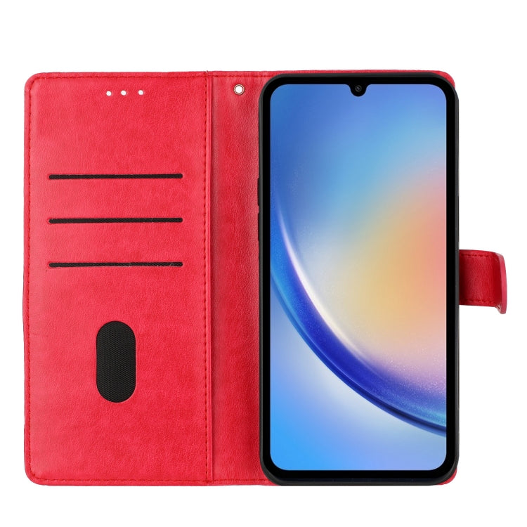 For Blackview A53 / A53 Pro Butterflies and Flowers Leather Phone Case(Red) - More Brand by PMC TechLife | Online Shopping South Africa | PMC TechLife | Buy Now Pay Later Mobicred
