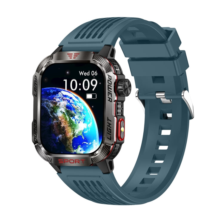HT29 2.01 inch IPS Screen Triple Proof Smart Watch with Banknote Detector Light(Blue) - Smart Watches by PMC TechLife | Online Shopping South Africa | PMC TechLife | Buy Now Pay Later Mobicred