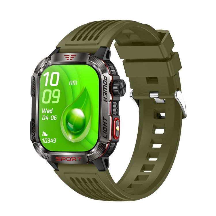 HT29 2.01 inch IPS Screen Triple Proof Smart Watch with Banknote Detector Light(Green) - Smart Watches by PMC TechLife | Online Shopping South Africa | PMC TechLife | Buy Now Pay Later Mobicred