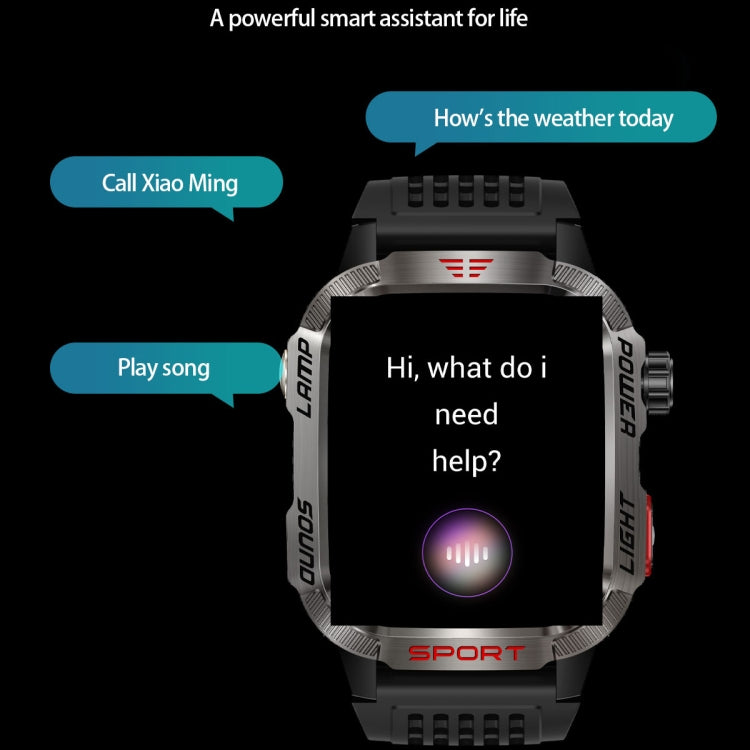 HT29 2.01 inch IPS Screen Triple Proof Smart Watch with Banknote Detector Light(Green) - Smart Watches by PMC TechLife | Online Shopping South Africa | PMC TechLife | Buy Now Pay Later Mobicred