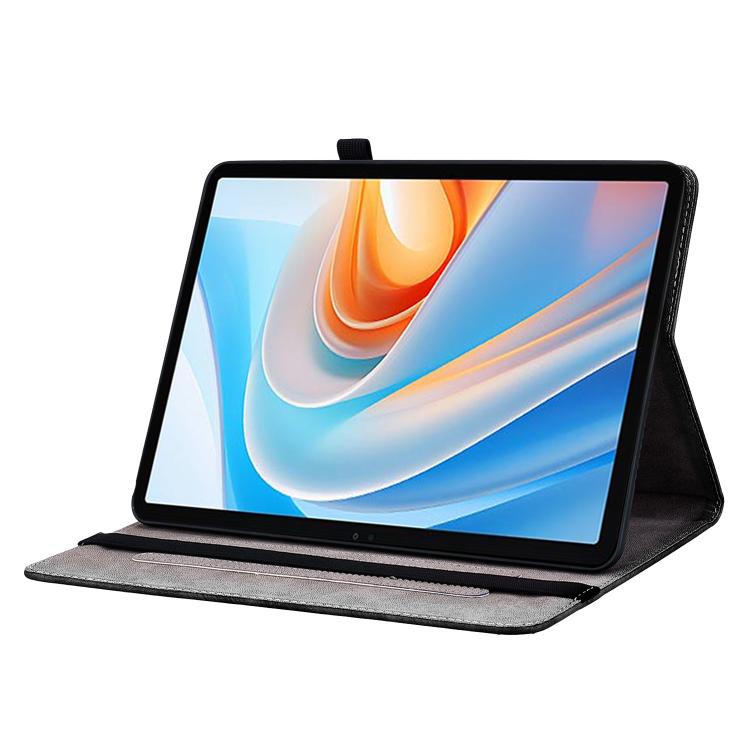 For itel VistaTab 30 Crystal Texture Painted Leather Smart Tablet Case(Purple Peony) - Others by PMC TechLife | Online Shopping South Africa | PMC TechLife | Buy Now Pay Later Mobicred