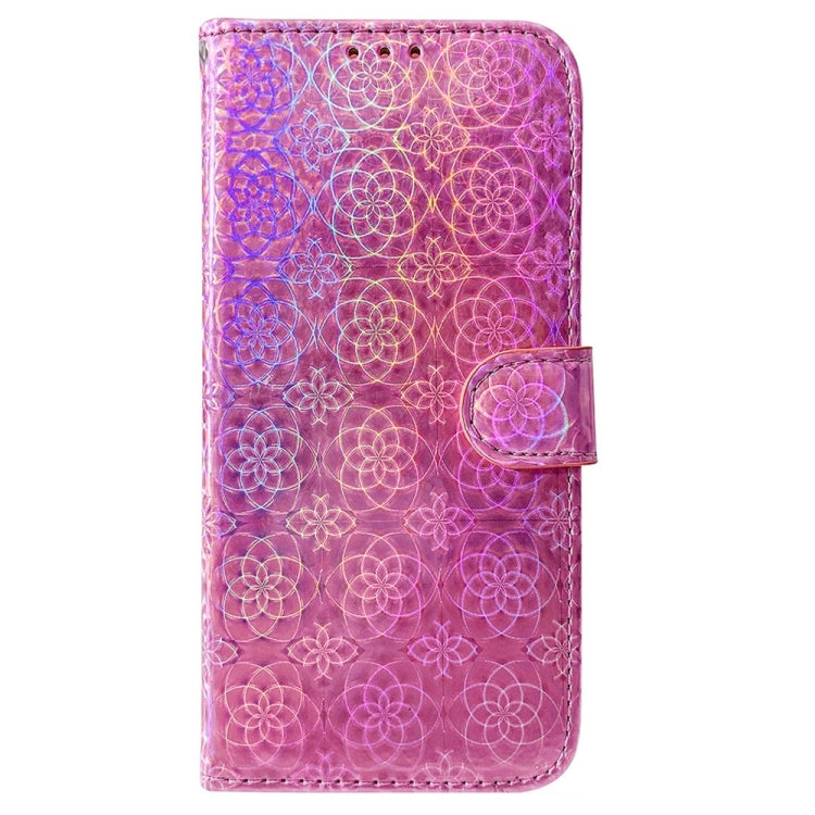 For Samsung Galaxy S25 5G Colorful Magnetic Buckle Leather Phone Case(Pink) - Galaxy S25 5G Cases by PMC Jewellery | Online Shopping South Africa | PMC Jewellery | Buy Now Pay Later Mobicred