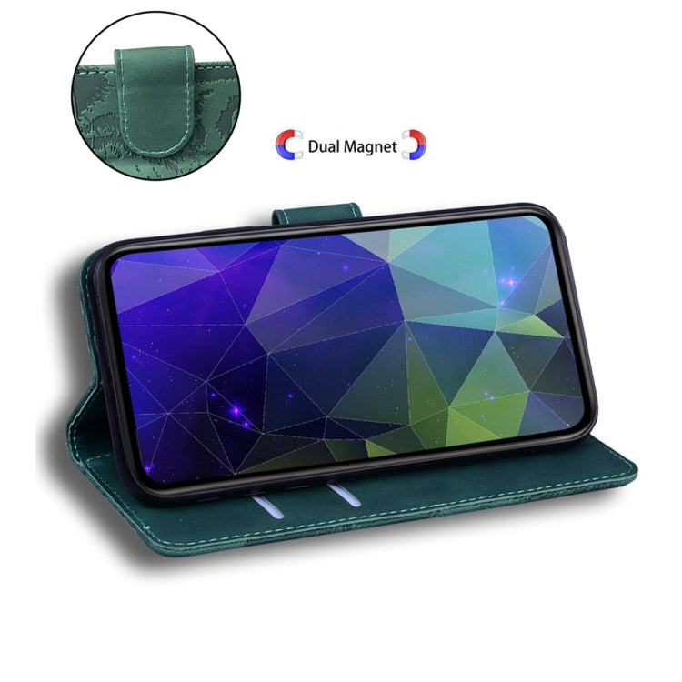 For Samsung Galaxy S25 5G Tiger Embossing Pattern Flip Leather Phone Case(Green) - Galaxy S25 5G Cases by PMC Jewellery | Online Shopping South Africa | PMC Jewellery | Buy Now Pay Later Mobicred