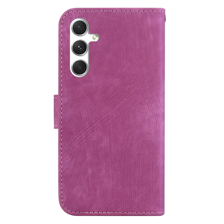 For Samsung Galaxy S25+ 5G Little Tiger Embossed Leather Phone Case(Rose Red) - Galaxy S25+ 5G Cases by PMC Jewellery | Online Shopping South Africa | PMC Jewellery | Buy Now Pay Later Mobicred