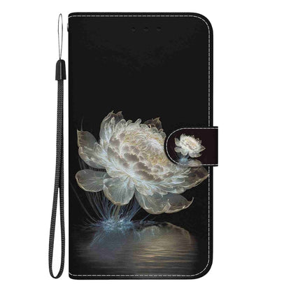 For Samsung Galaxy S25+ 5G Crystal Texture Colored Drawing Leather Phone Case(Crystal Peony) - Galaxy S25+ 5G Cases by PMC Jewellery | Online Shopping South Africa | PMC Jewellery | Buy Now Pay Later Mobicred