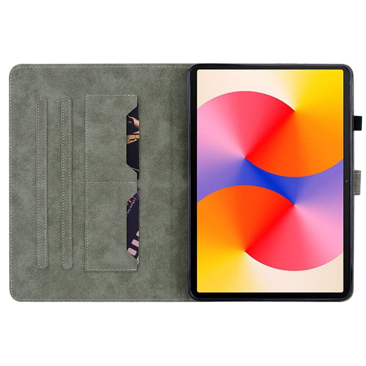 For Huawei MatePad SE 11 2024 Tiger Pattern Flip Leather Tablet Case(Dark Blue) - free shipping - PMC Jewellery - Order now!