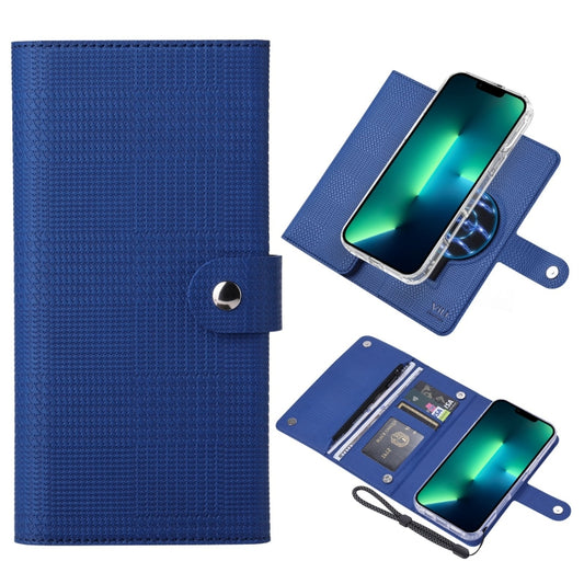 For iPhone 13 Pro Max ViLi GHB-C Series RFID MagSafe Magnetic Flip Leather Phone Case(Blue) - iPhone 13 Pro Max Cases by ViLi | Online Shopping South Africa | PMC Jewellery | Buy Now Pay Later Mobicred