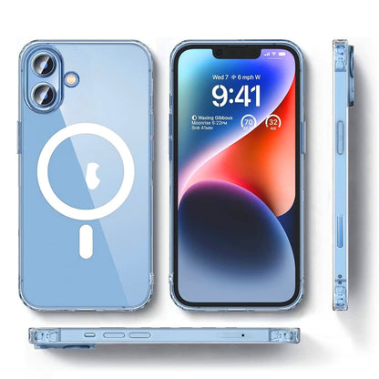 For iPhone 15 Pro Max ViLi MAG-C Series MagSafe Magnetic PC + TPU Phone Case(Transparent) - iPhone 15 Pro Max Cases by ViLi | Online Shopping South Africa | PMC Jewellery | Buy Now Pay Later Mobicred