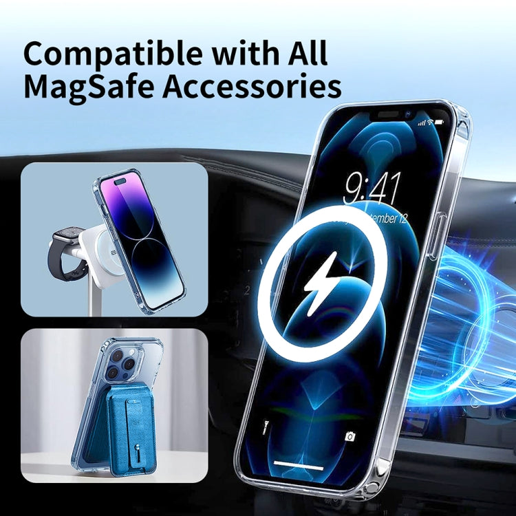 For iPhone 16 Pro Max ViLi MAG-C Series MagSafe Magnetic PC + TPU Phone Case(Transparent) - iPhone 16 Pro Max Cases by ViLi | Online Shopping South Africa | PMC Jewellery | Buy Now Pay Later Mobicred