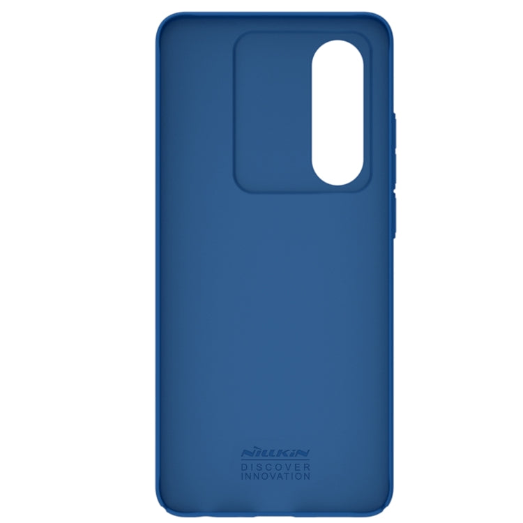 For OnePlus Nord CE4 Lite / OPPO K12x NILLKIN Black Mirror Series Camshield PC Phone Case(Blue) - OnePlus Cases by NILLKIN | Online Shopping South Africa | PMC Jewellery | Buy Now Pay Later Mobicred