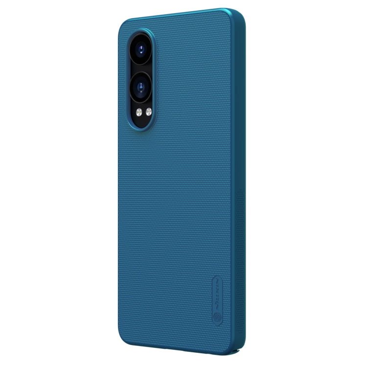 For OnePlus Nord CE4 Lite / OPPO K12x NILLKIN Frosted PC Phone Case(Blue) - OnePlus Cases by NILLKIN | Online Shopping South Africa | PMC Jewellery | Buy Now Pay Later Mobicred