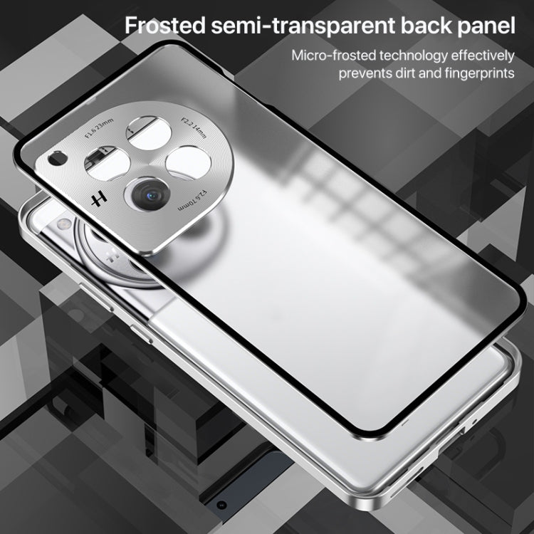 For OnePlus 13 Snap Buckle Single-sided Metal Frame Frosted Phone Case(Dark Green) - OnePlus Cases by PMC TechLife | Online Shopping South Africa | PMC TechLife | Buy Now Pay Later Mobicred