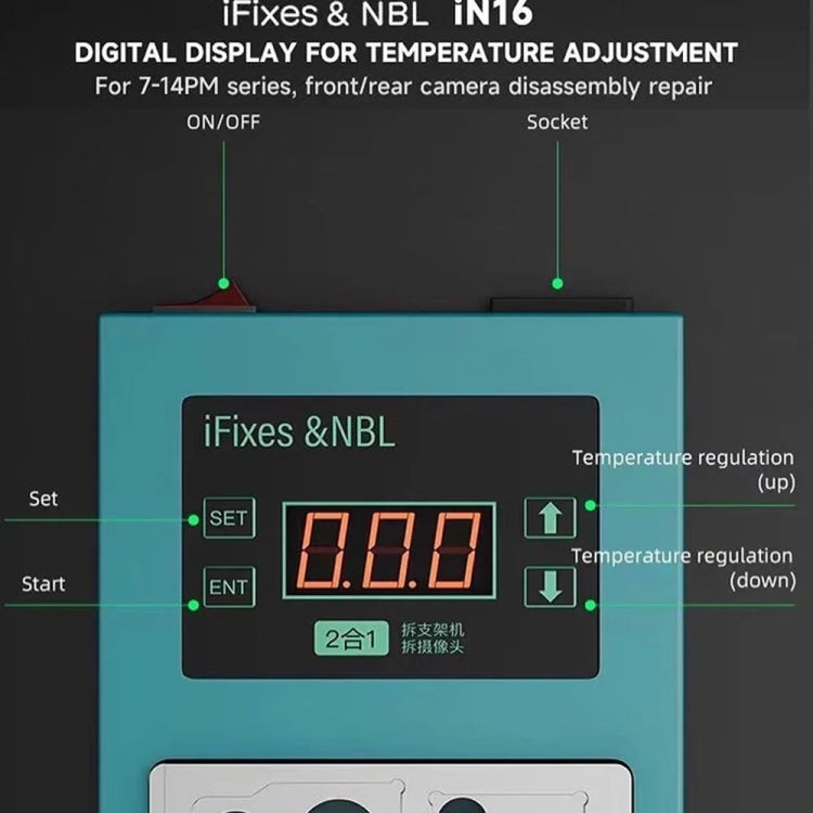 iFixes Bracket & Camera Disassembly Repair Heating Platform for iPhone 7-14 Pro Max, Plug:US Plug - Separation Equipment by PMC TechLife | Online Shopping South Africa | PMC TechLife | Buy Now Pay Later Mobicred