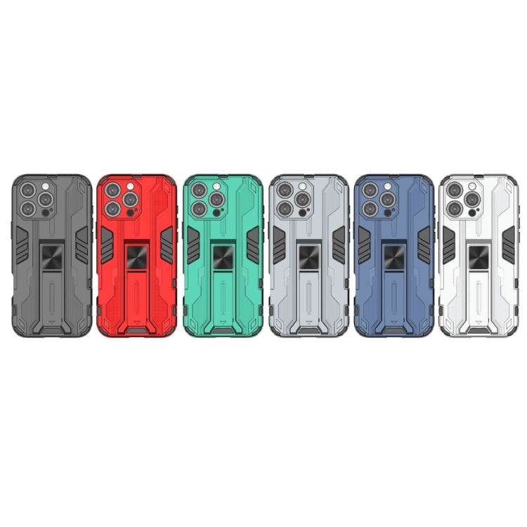 For iPhone 16 Pro Max Supersonic PC + TPU Holder Phone Case(Grey) - free shipping - PMC TechLife - Order now!