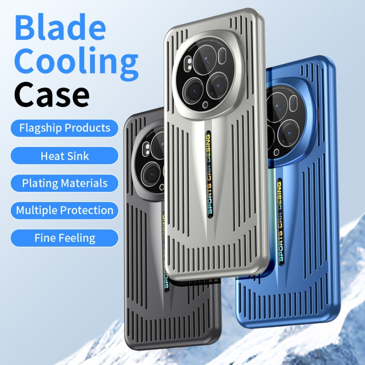 For Honor Magic6 Pro Blade Cooling PC Full Coverage Phone Case(Blue) - Honor Cases by PMC Jewellery | Online Shopping South Africa | PMC Jewellery | Buy Now Pay Later Mobicred