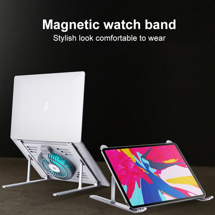 R- JUST HZ44 Aluminum Alloy Laptop Cooling Stand(Silver) - free shipping - PMC Jewellery - Order now!