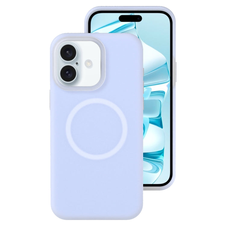 For iPhone 16 Plus Jelly Liquid Silicone MagSafe Magnetic Phone Case(Purple) - iPhone 16 Plus Cases by PMC TechLife | Online Shopping South Africa | PMC TechLife | Buy Now Pay Later Mobicred