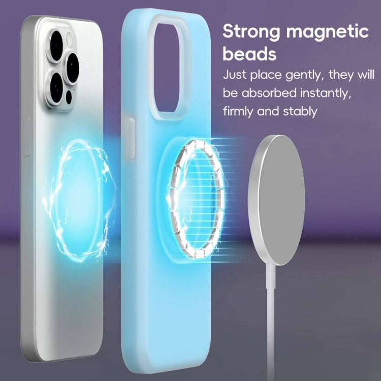 For iPhone 16 Pro Jelly Liquid Silicone MagSafe Magnetic Phone Case(Yellow) - iPhone 16 Pro Cases by PMC TechLife | Online Shopping South Africa | PMC TechLife | Buy Now Pay Later Mobicred