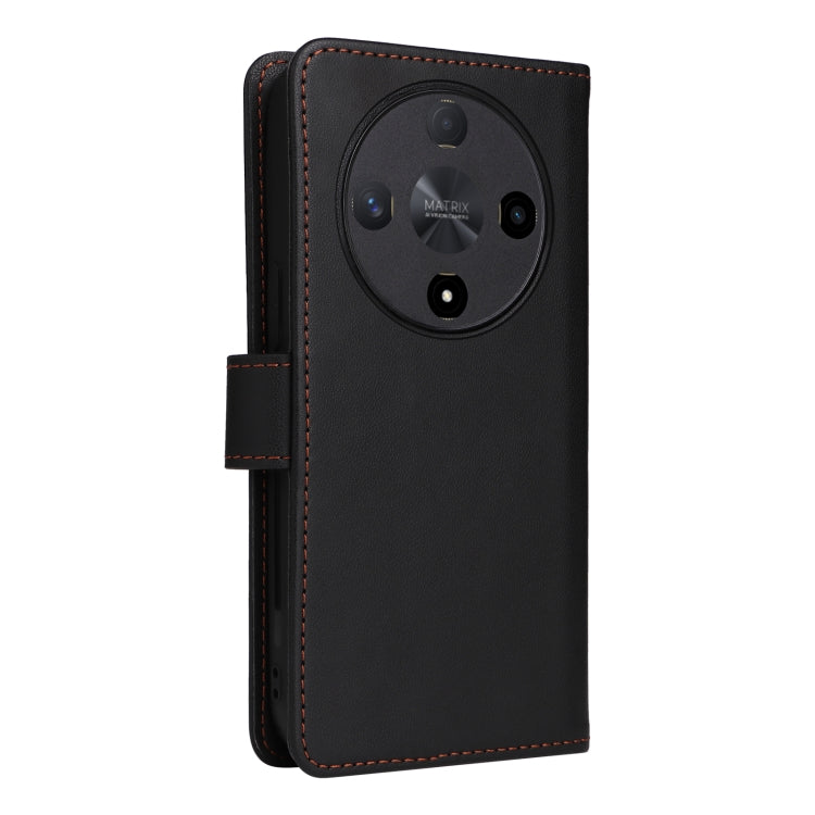 For Honor Magic6 Lite 5G BETOPNICE BN-005 2 in 1 Detachable Imitate Genuine Leather Phone Case(Black) - Honor Cases by BETOPNICE | Online Shopping South Africa | PMC Jewellery | Buy Now Pay Later Mobicred