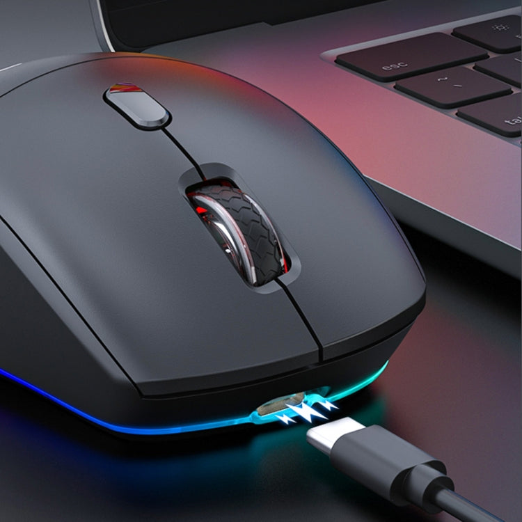 iMICE G905 Bluetooth Dual Mode 6-Key Silent Wireless Gaming Mouse(Black) - Wireless Mice by iMICE | Online Shopping South Africa | PMC Jewellery | Buy Now Pay Later Mobicred