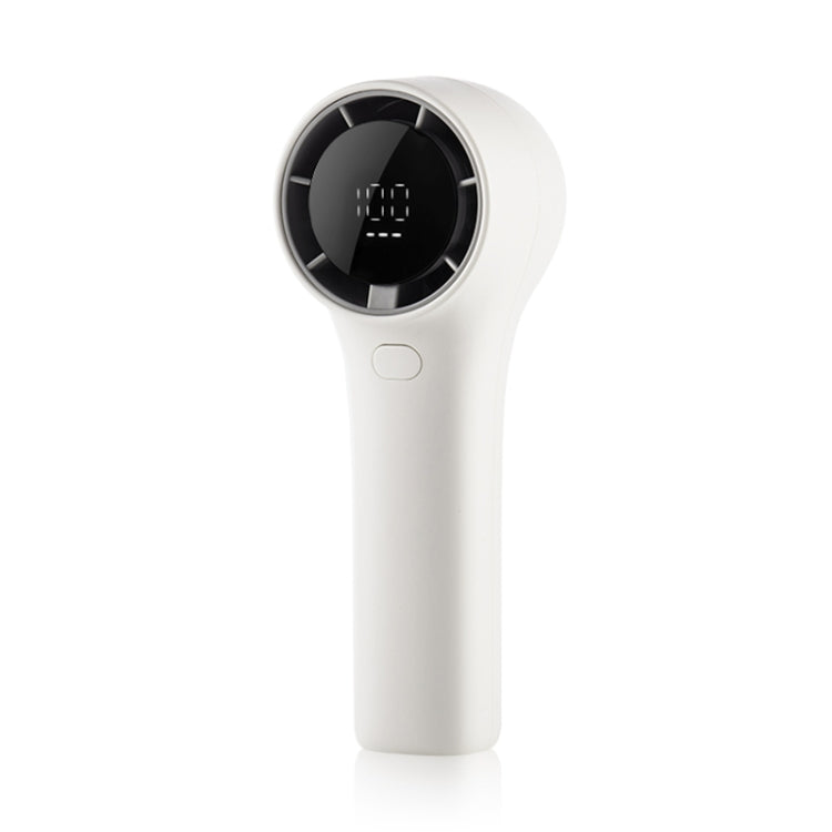 N606 Pro HD Digital Display Mini Handheld Fan(White) - Electric Fans by PMC TechLife | Online Shopping South Africa | PMC TechLife | Buy Now Pay Later Mobicred