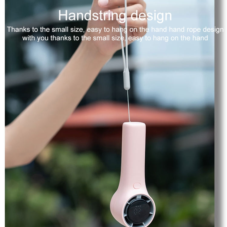 N606 Pro HD Digital Display Mini Handheld Fan(White) - Electric Fans by PMC TechLife | Online Shopping South Africa | PMC TechLife | Buy Now Pay Later Mobicred