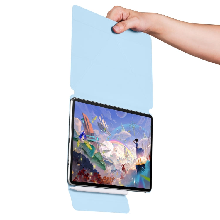 For Huawei MatePad 11.5 / 11.5S Fixed Buckle Magnetic Deformation Leather Tablet Case(Ice Blue) - Huawei by PMC TechLife | Online Shopping South Africa | PMC TechLife | Buy Now Pay Later Mobicred