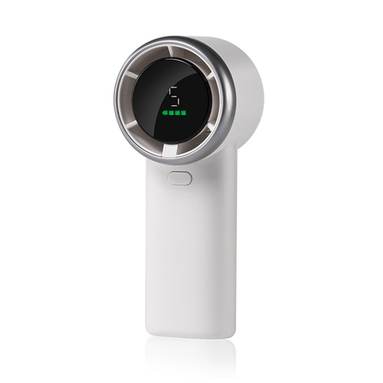 N603 HD Digital Display Handheld Turbine Fan(White) - Electric Fans by PMC TechLife | Online Shopping South Africa | PMC TechLife | Buy Now Pay Later Mobicred
