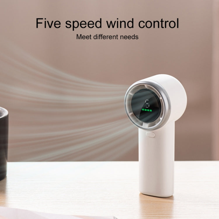 N603 HD Digital Display Handheld Turbine Fan(Black) - Electric Fans by PMC TechLife | Online Shopping South Africa | PMC TechLife | Buy Now Pay Later Mobicred