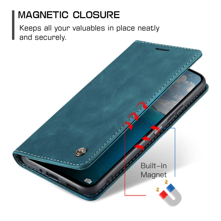 For Redmi 13 CaseMe 013 Multifunctional Horizontal Flip Leather Phone Case(Blue) - Redmi 13 Cases by CaseMe | Online Shopping South Africa | PMC Jewellery | Buy Now Pay Later Mobicred